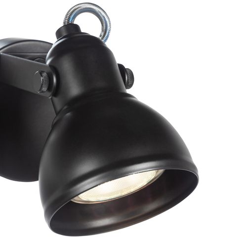 Spot 1 lumière H. 10 cm MYRO Noir