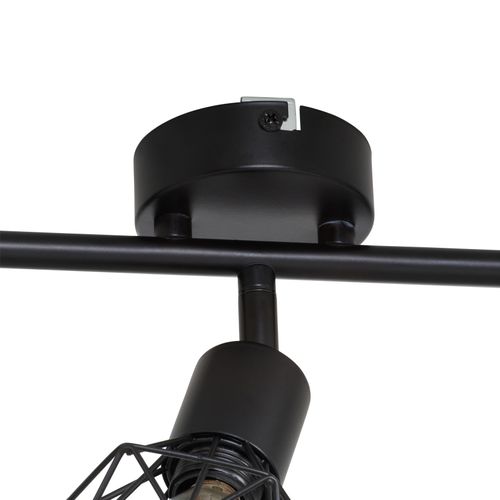 Spot 3 lumières L. 57 cm YVAN Noir