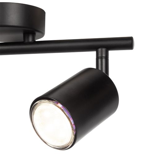 Plafonnier 2 lumières L. 30 cm KLEMO Noir