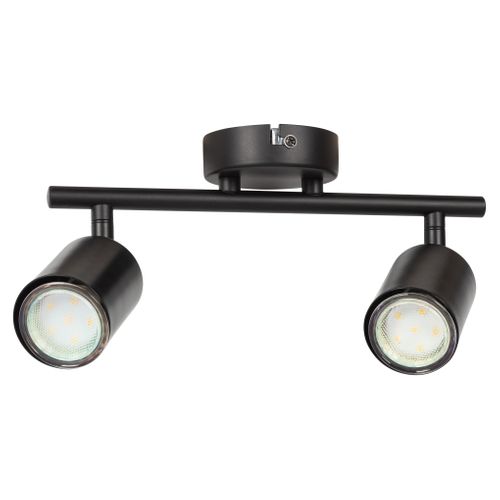 Plafonnier 2 lumières L. 30 cm KLEMO Noir