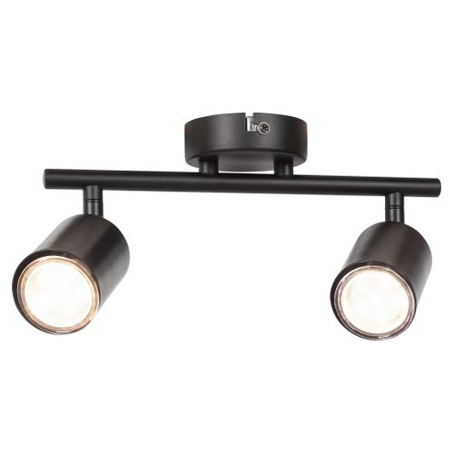 Plafonnier 2 lumières L. 30 cm KLEMO Noir