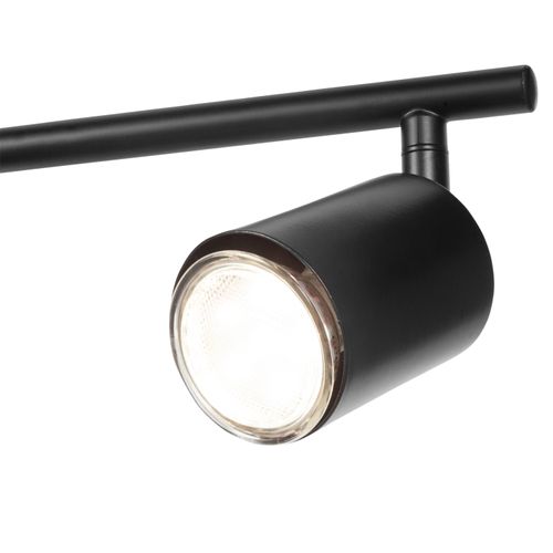 Plafonnier 4 lumières L. 70 cm KLEMO Noir