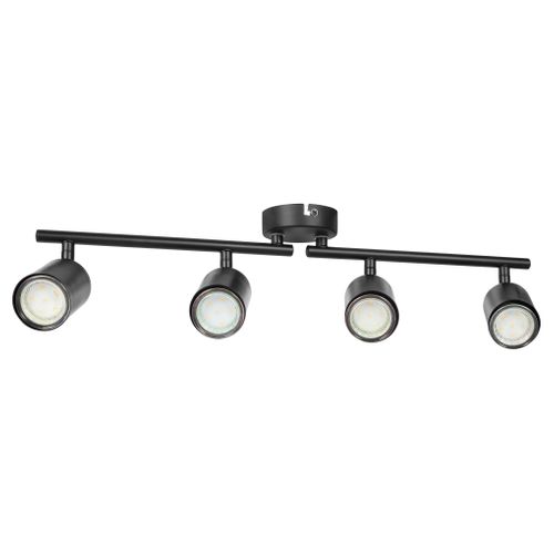 Plafonnier 4 lumières L. 70 cm KLEMO Noir