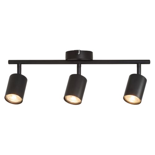 Plafonnier 3 lumières L. 38 cm KLEMO Noir