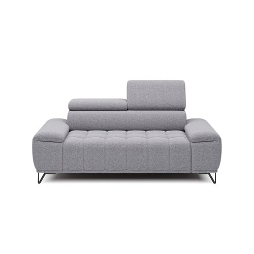 Canapé 3 places relax PALLADIO tissu bubble gris