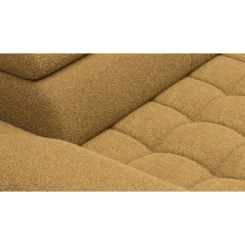 Canapé 3 places PALLADIO tissu bubble jaune