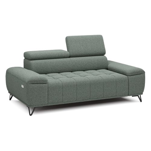 Canapé 2 places PALLADIO tissu bubble vert clair