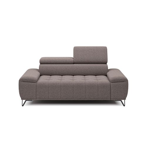 Canapé 2 places relax PALLADIO tissu bubble taupe