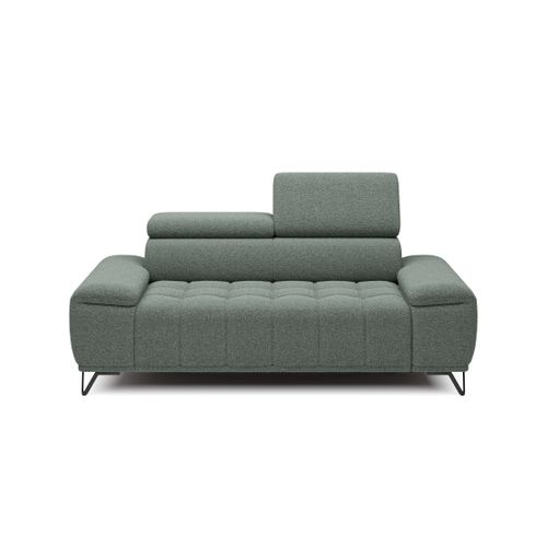Canapé 2 places relax PALLADIO tissu bubble vert clair