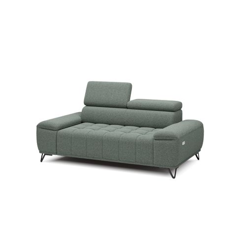 Canapé 2 places relax PALLADIO tissu bubble vert clair