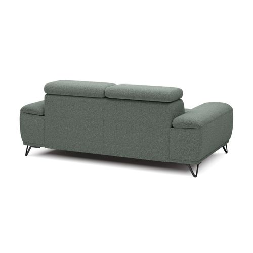 Canapé 2 places relax PALLADIO tissu bubble vert clair