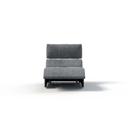 Elément 1,5 place relax UNIVERS tissu gris bleu