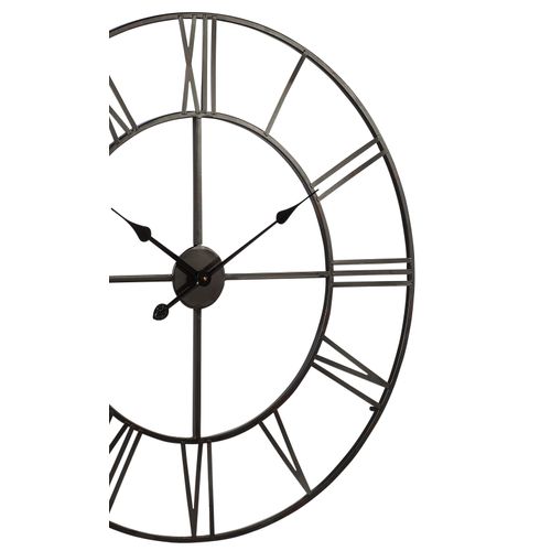 Horloge Ø 76 cm STATION 3 Noir