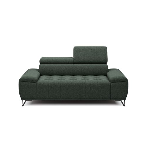 Canapé 2 places PALLADIO tissu bubble vert