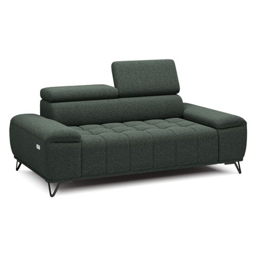 Canapé 2 places relax PALLADIO tissu bubble vert