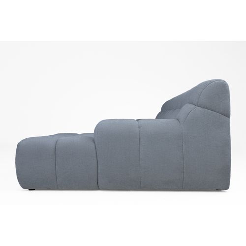 Canapé d'angle relax COCOON méridienne droit tissu gris