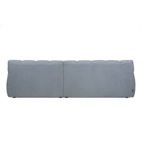 Canapé d'angle relax COCOON méridienne droit tissu gris