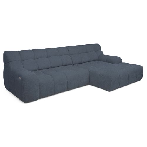 Canapé d'angle relax COCOON méridienne droit gris foncé