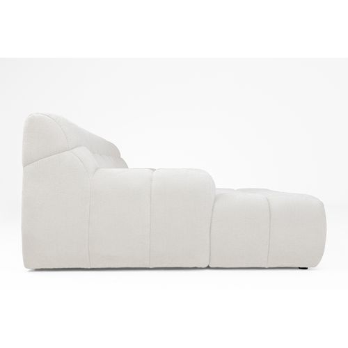 Canapé d'angle relax COCOON méridienne gauche blanc cassé