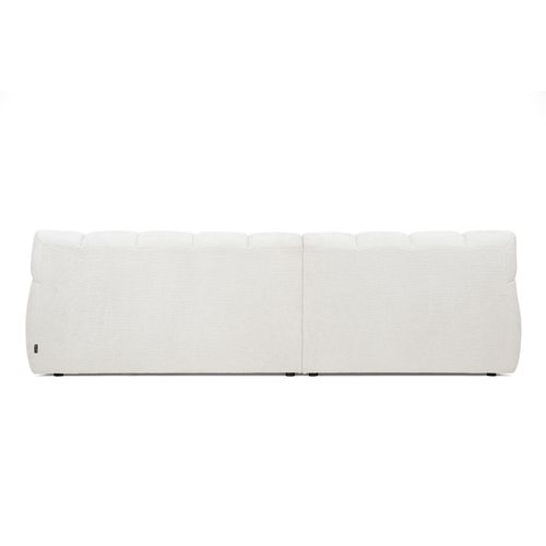 Canapé d'angle relax COCOON méridienne gauche blanc cassé