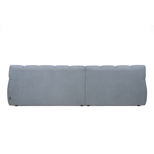 Canapé d'angle relax COCOON méridienne gauche tissu gris