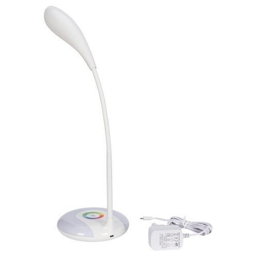 Lampe de bureau H. 48 cm MILA Blanche