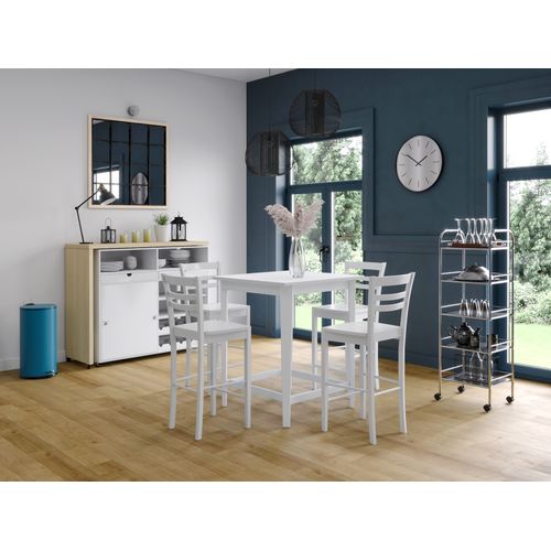 Desserte 5 tablettes NEO Chrome