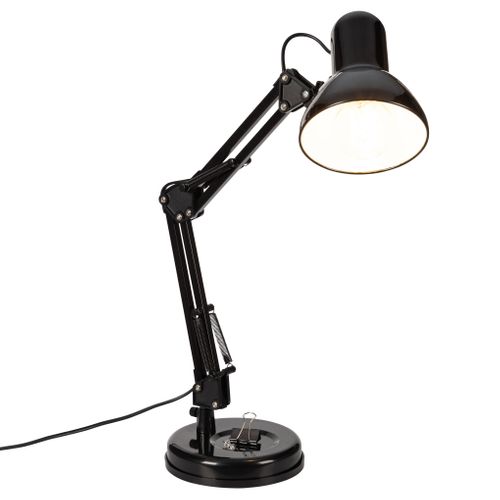 Lampe de bureau H. 50 cm ARCHI Noire