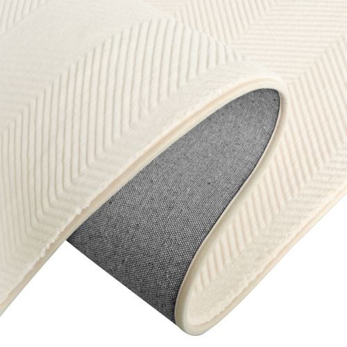 Tapis 160x230 cm CHEVRON Blanc