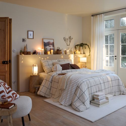 Tapis 160x230 cm CHEVRON Blanc