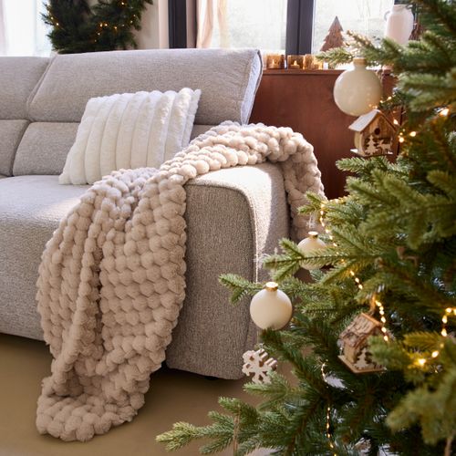 Plaid 130x170 cm CALIN Beige