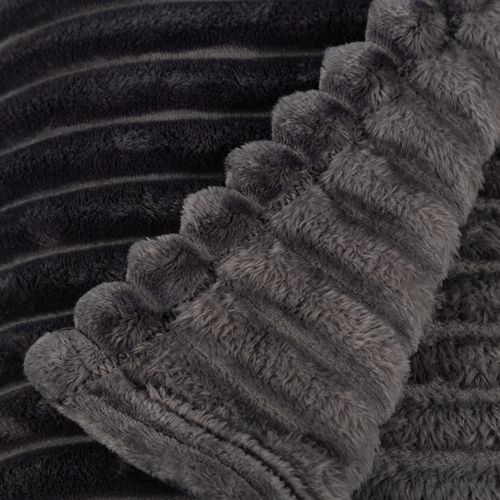 Plaid 130x170 cm LUNA Gris