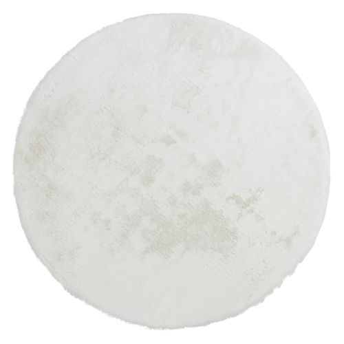 Tapis rond Ø 120 cm JACOB Blanc