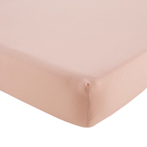 Drap housse rose 90x190 cm DREAMEA CAMILLE