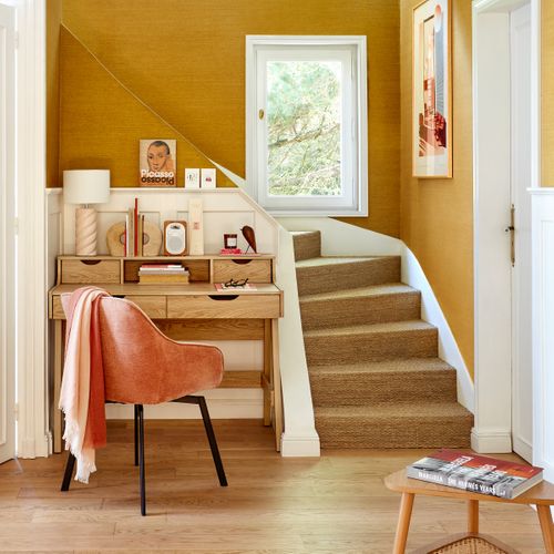 Bout de canapé PASCALE Imitation chêne