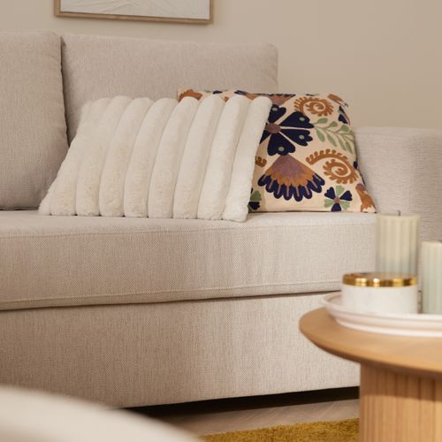 Coussin 45x45 cm VASSILY Blanc