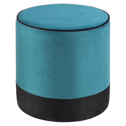 Pouf H. 40 cm AMAURY Bleu
