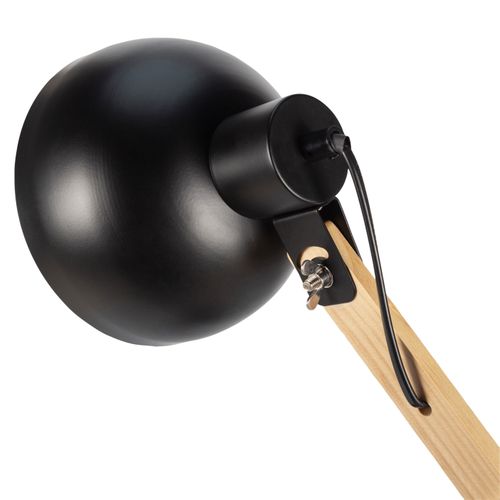 Lampe de bureau H. 42 cm SAYA Noire