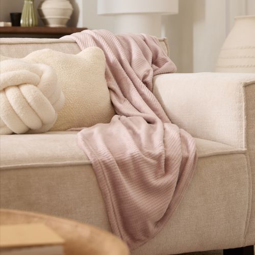 Plaid 120x150 cm ANDREA Rose