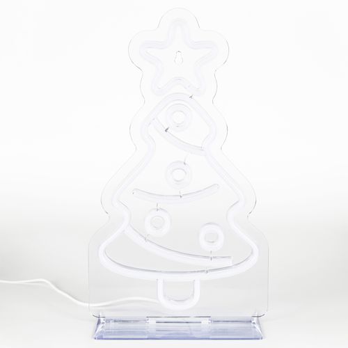 Néon Led USB H. 37,5 cm SAPIN Multicolore