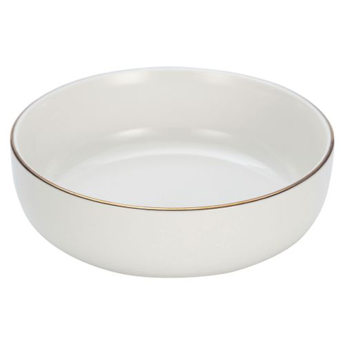 Service de vaisselle 16 pièces - Blanc / Or