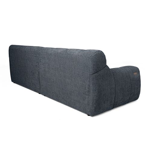 Canapé relax 4 places COCOON tissu gris foncé