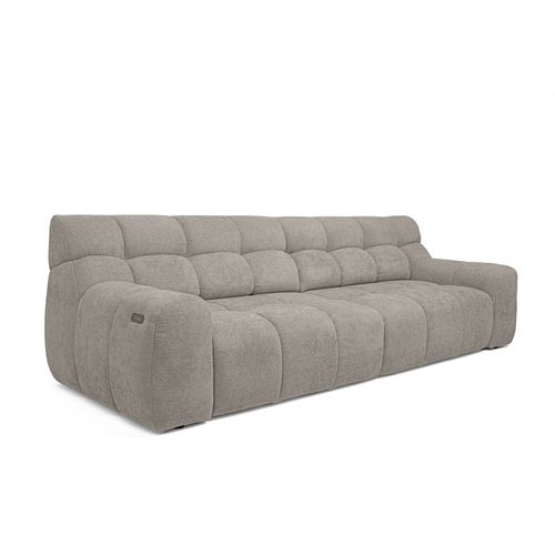 Canapé relax 4 places COCOON tissu beige