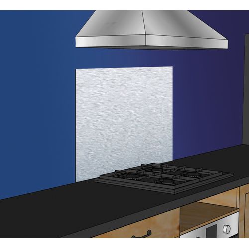 Crédence 60x70 cm - inox