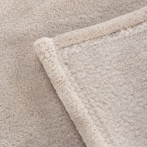 Plaid 125x150 cm DOUCEUR Taupe