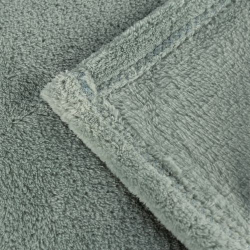 Plaid 125x150 cm DOUCEUR Vert de gris