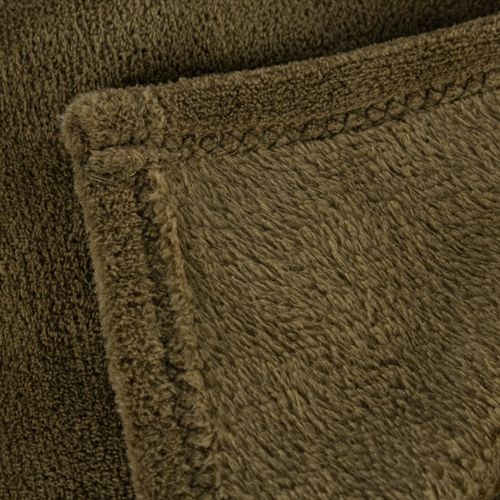 Plaid 125x150 cm DOUCEUR Kaki