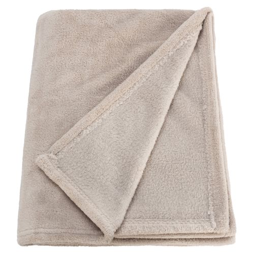 Plaid 180x230 cm DOUCEUR Taupe