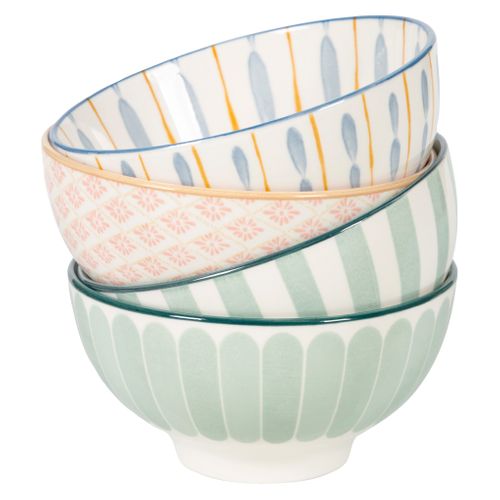 Coupelle Ø. 11 cm JUMBO Rose / Vert / Bleu