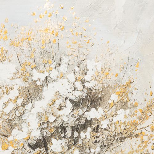 Toile 92x122 cm ARBRE DE VIE Blanc